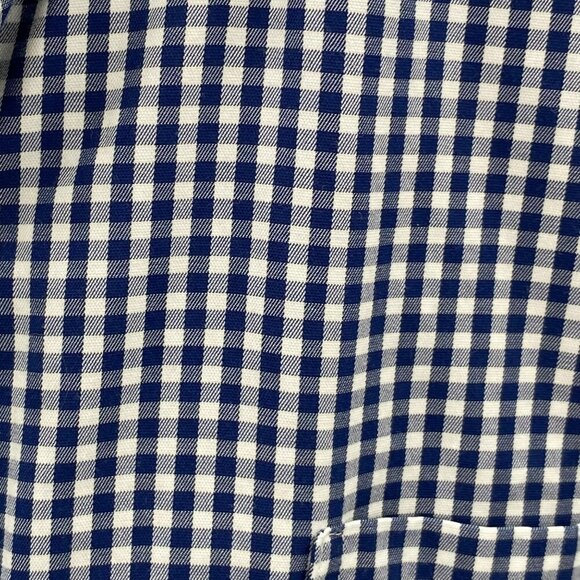 Peter Millar Cotton/Silk Blend Button Down Navy Shirt Men's Size XL - Picture 2 of 6